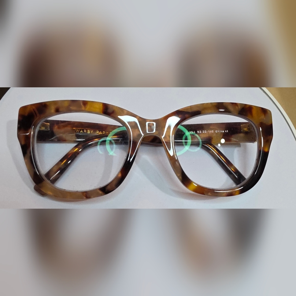 WARBY PARKER TORTOISE EYEGLASS FRAMES EXCELLENT CONDITION - Picture 6 of 6
